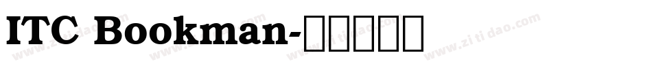 ITC Bookman字体转换